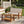 2 Piece Outdoor Conversation Set – Loveseat & Coffee Table with Water-Resistant Cushions