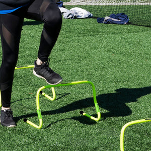 HolaHatha Adjustable Height Speed Training Hurdle for Cardio Fitness Workouts - TRAPSKI