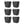 Life Story Tub Basket 25 Liter Plastic Storage Tote Bin with Handles (6 Pack)