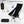 High Back Portable Camping Chair with Compact Carry Bag and Pillow-Black