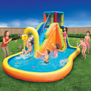 Banzai Outdoor Inflatable Pinata Bash Party Slide Aquatic Activity Water Park - TRAPSKI