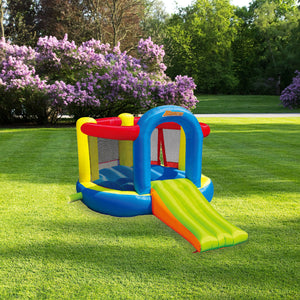 Banzai Jump 'N Slide Bouncer Inflatable Outdoor Backyard Bouncy House Castle
