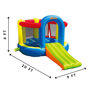 Banzai Jump 'N Slide Bouncer Inflatable Outdoor Backyard Bouncy House Castle