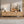 TV Stand With Storage & Cable Holes - Natural Wood