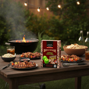 Best of the West All Natural Barbecue Apple Wood Smoking Chips, 180 Cubic Inches - TRAPSKI