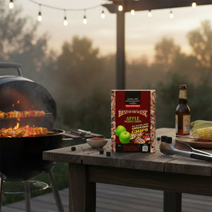Best of the West All Natural Barbecue Apple Wood Smoking Chips, 180 Cubic Inches - TRAPSKI