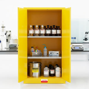 60 Gal Flammable Safety Cabinet, 34"W x 34"D x 65"H
