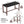 5 Piece Counter Height Dining Set, Bar Table With 4 Upholstered Chairs