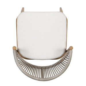 Outdoor Bar Height Metal Frame Counter Stools with Scallop-Shaped Backrest & Water-Resistant Cushions