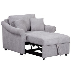 Convertible Sleeper Chair With Adjustable Backrest