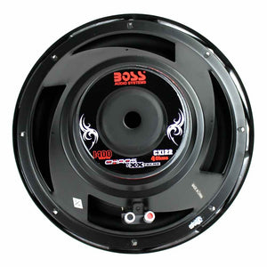 Boss Audio Chaos 12 Inch 1400 Watt 4 Ohm Car Audio Power Subwoofer CX122 - TRAPSKI