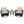 3 Pieces Conversation Set, Outdoor Wicker Rocker Swivel Patio Bistro Set, Rocking Chair With Glass Top Side Table