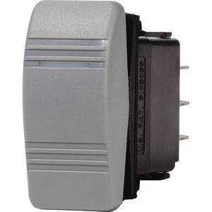 Blue Sea 8230 Water Resistant Contura III Switch - OFF-ON - Grey