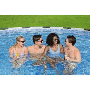 Bestway Steel Pro MAX 16'x48" Round Above Ground Swimming Pool with Pump & Cover