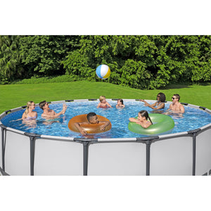Bestway Steel Pro MAX 16'x48" Round Above Ground Swimming Pool with Pump & Cover