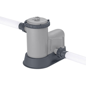 Bestway Power Steel 20' x 12' x 48" Oval Above Ground Outdoor Swimming Pool Set