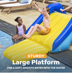 Bestway H2OGO! Giant Inflatable Outdoor Pool Water Slide with Built-In Sprinkler