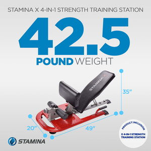 Stamina Products X 4 in 1 Adjustable Strength Training Station and Workout Bench