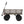 Gorilla Carts Steel Dump Cart Garden Beach Wagon, 1,200 Pound Capacity, Gray