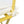 3 Pieces Patio Bistro Balcony Metal Chair Table Set - Yellow