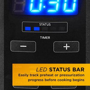 Crock-Pot Multi Function 10 Quart Express Home Food Cooker, Stainless Steel