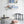 Hanging Sculptures, Modern Wall Art Decor (Set of 2) - White / Blue