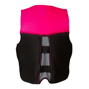 O'Brien Flex V-Back Lightweight Safety Life Jacket, Youth Large, Pink and Black