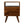 Classic Chestnut Nightstand, 2-Drawers, 1 Open-Slot, Nordic Legs