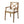 Perla Dining Chair 2-Piece Set with Cream Cushions