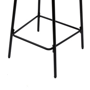 Boho Style Handwoven Paper Rope Counter Stools (Set of 2)
