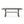 Rolando Outdoor Aluminum Dining Table with Steel Frame