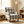 Upholstered Accent Chair, Vintage Armchair with Solid Wood Legs