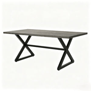 7-Piece Outdoor Dining Set with Aluminum Chairs