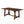 Farmhouse Style Dark Dining Table