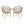 Kirk Outdoor Wicker Peacock Shape Papasan Style Chair Set of 2