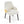 Indoor Dining Chair Set of 2 with Sturdy Frame - Beige / Yellow