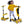 Hurtle ScootKid 3 Wheel Toddler Child Ride On Toy Scooter w/ LED Wheels, Yellow - TRAPSKI