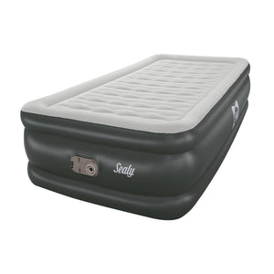 Sealy Tritech Twin Sized 18" Air Mattress Bed 2 Person w/Built-In AC Pump & Bag