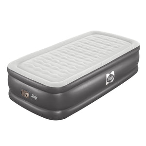 Sealy Tritech Twin Sized 20" Air Mattress Bed 2 Person w/ Built-In AC Pump & Bag