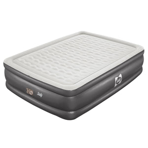 Sealy Tritech Queen Sized 20" Air Mattress Bed 2 Person w/Built-In AC Pump & Bag