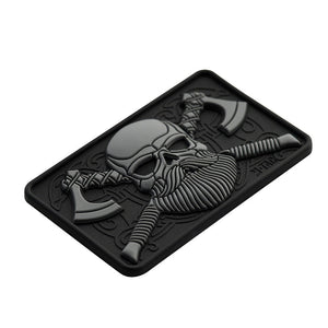 M-Tac Bearded Skull with Axes 3D PVC