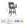 Outdoor Swivel Bar Chairs, 360 Degree Rotation, Ergonomic Backrest (Set of 2)