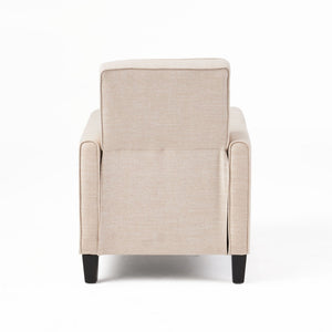 Upholstered Push Back Recliner Chair For Living Room