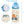 13.5Oz Insulated Stainless Steel Water Bottle Leak-proof Bottle for Kids with Straw Push Button Lock Switch Sports Water Bottle for Toddlers Boys Girl