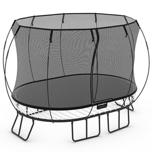 Springfree Trampoline Kids Outdoor Medium Oval 8 x 11' Trampoline with Enclosure