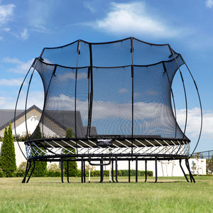 Springfree Trampoline Kids Outdoor Medium Oval 8 x 11' Trampoline with Enclosure - TRAPSKI