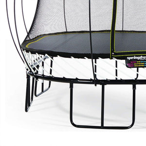 Springfree Trampoline Kids Outdoor Medium Oval 8 x 11' Trampoline with Enclosure - TRAPSKI