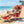 Ostrich The Deluxe 3N1 Lightweight Outdoor Beach Lounge Chair w/ Footrest, Red