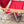 Ostrich The Deluxe 3N1 Lightweight Outdoor Beach Lounge Chair w/ Footrest, Red