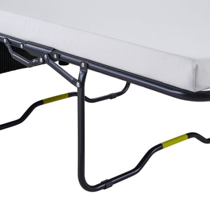 Sleeper Sofa With Foldable Mattress, USB Ports, Side Table & Storage Pocket